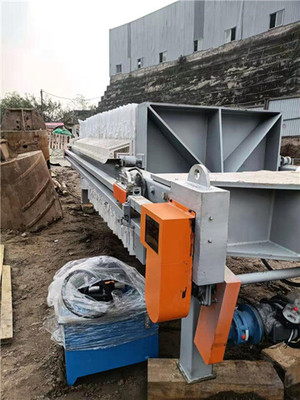 酒泉地區專業泥漿處理解決方案 打樁泥漿脫水壓濾機及固化劑整套設備出租